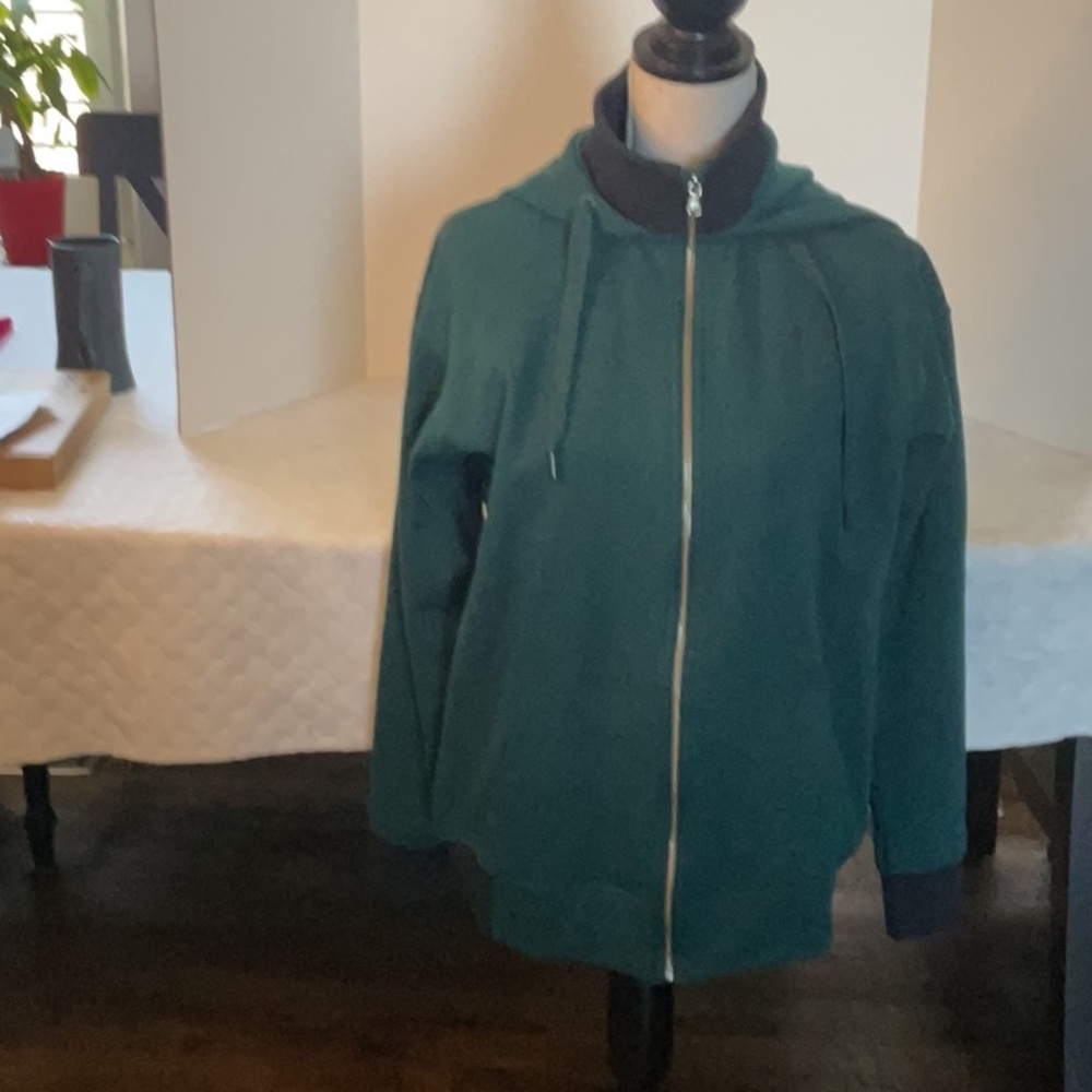 Under Armour Green Zip-Up Hoodie